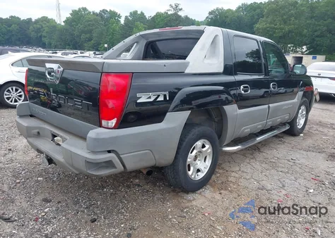 2002 Chevrolet Avalanche 1500 из США, поврежденный, VIN 3GNEK13T82G251074